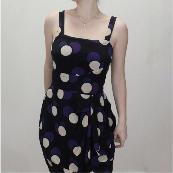 Marc by Marc Jacobs Black Polka Dots Silk Dress. Size 4 - Excellent condition! - Picture 12 of 12